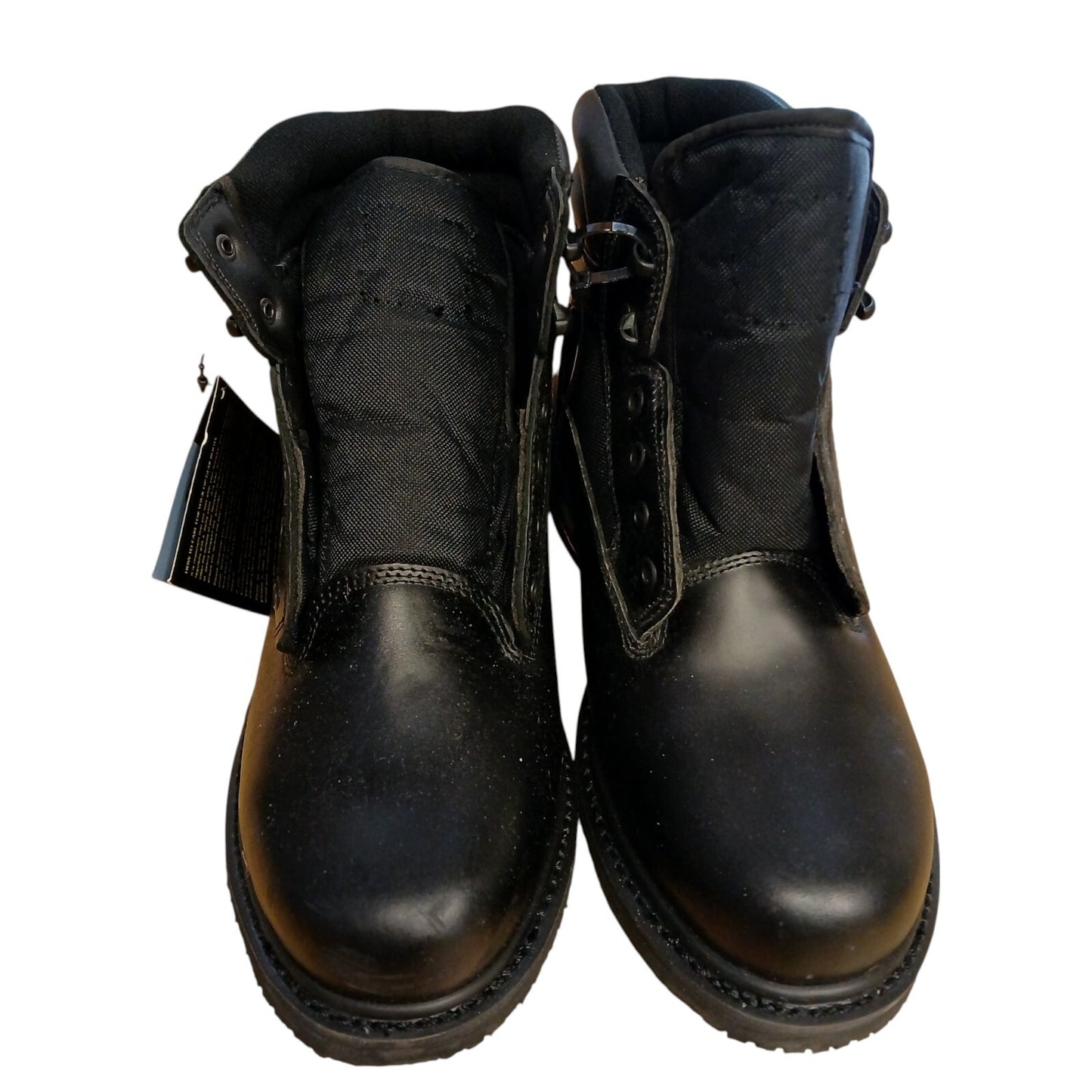 Opgear Safety Boots Black leather size 11 Police Security Workwear Steel Toe Cap