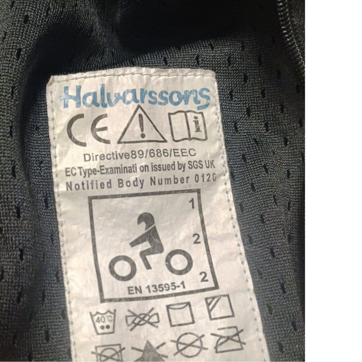 Halvarssons Motorbike Motorcycle Jacket Protective Lined Hi Vis Hi Viz Safety XL
