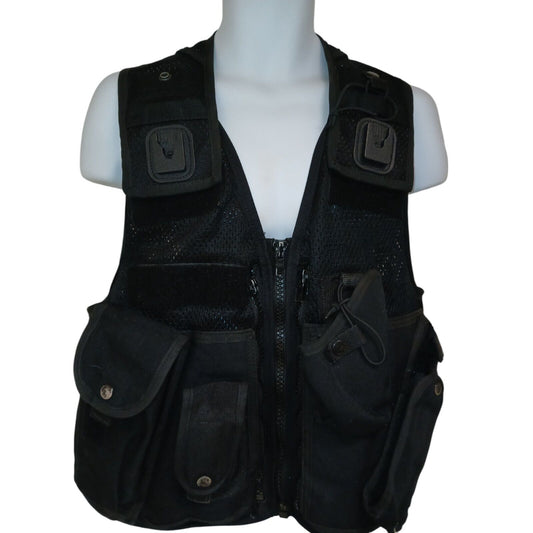 Tactical Vest With Integrated Pouches Security Police Airsoft Klickfast