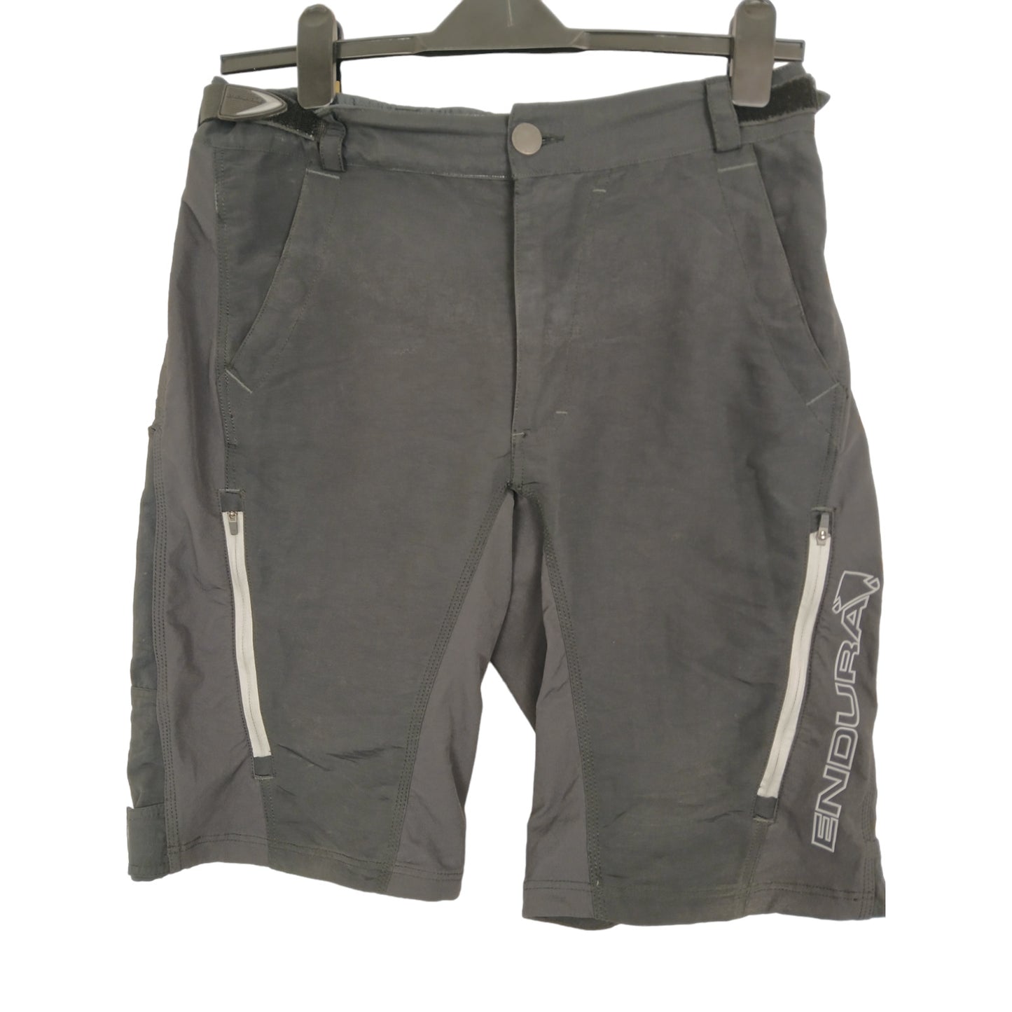 Endura Cycling Shorts Single Track II Black Mountain Bike Mens Ex Police