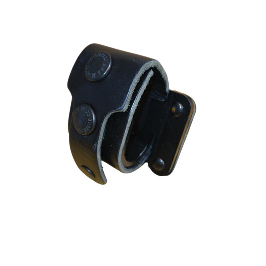 Peter Jones Klickfast Speedcuff Cuff Holder Leather Black Police Security