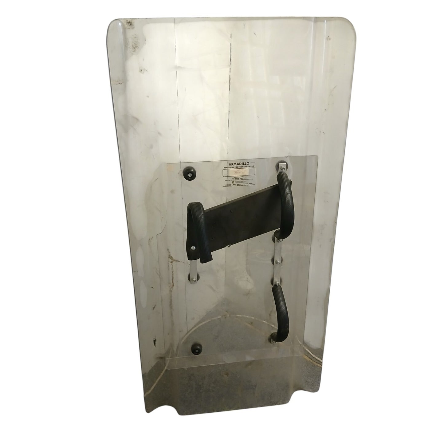 Riot Shield Interlocking Armadillo Rectangular Medium 120cm x 57cm Police Damage