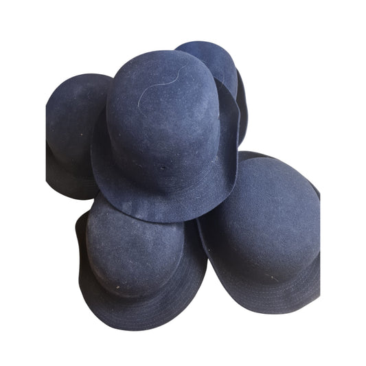 Police WPC Bowler Hats x 5 Bundle Film TV Fancy Dress Mix Sizes No Band B Grade