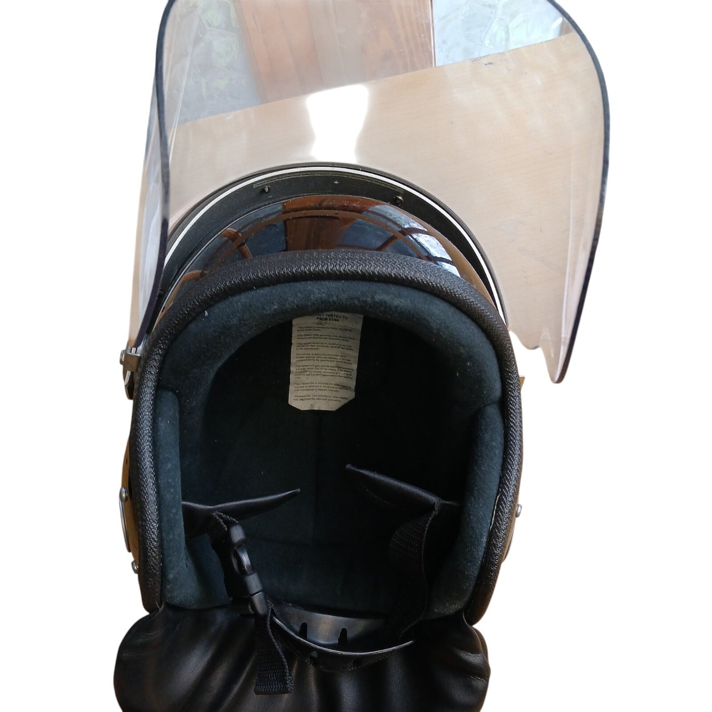 Public Order Helmet Riot Police Airsoft Black Guardian MK3 Paintball Protection