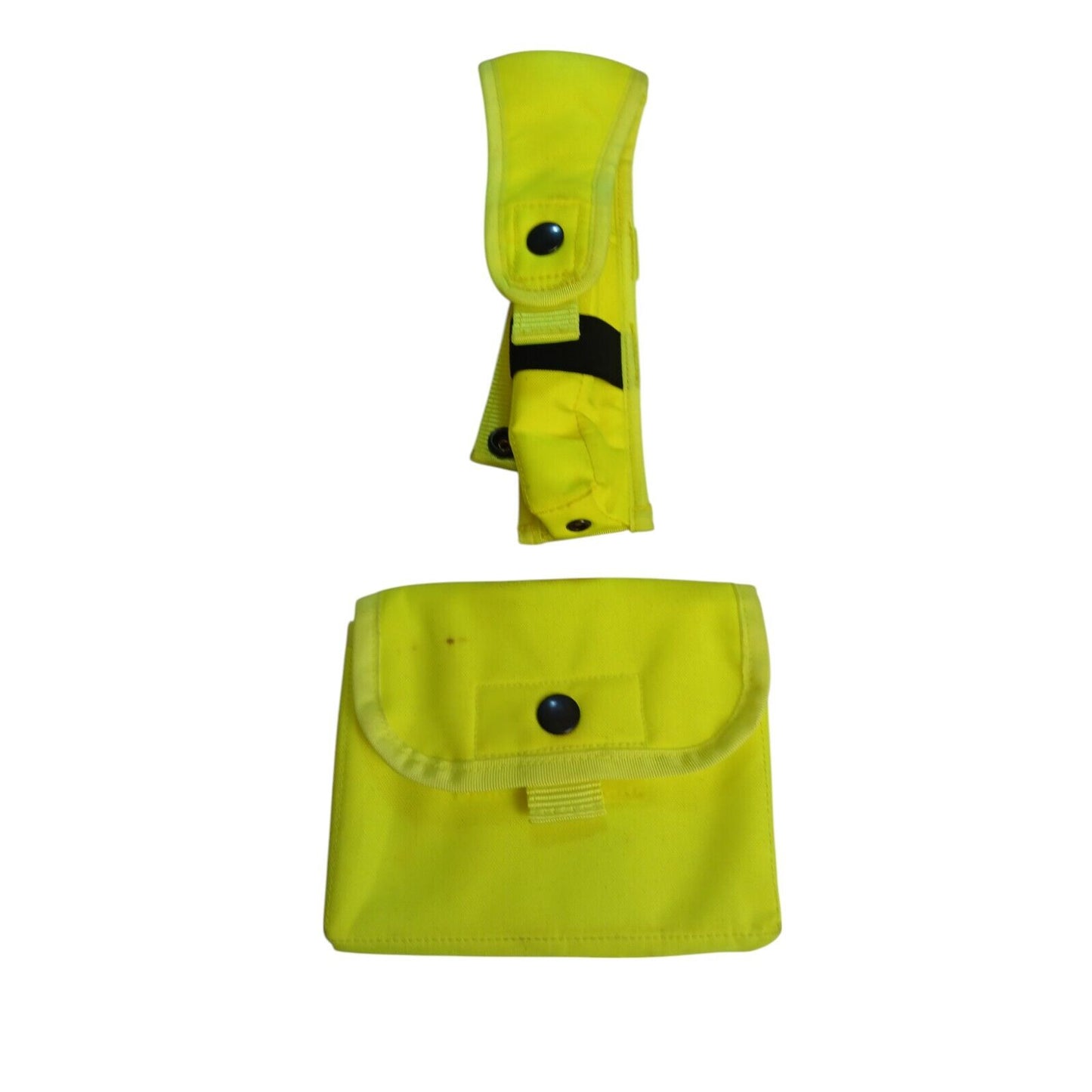 Mehler Vario System Molle Pouches X2 Pouch Hi Viz Vis Yellow Ex Police Security