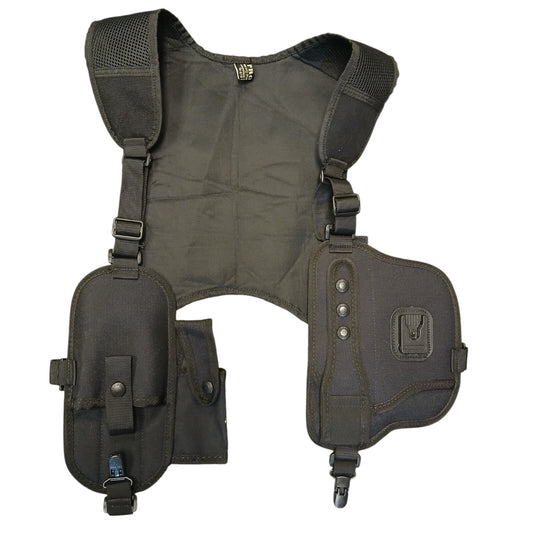 Protec Tactical Shoulder Holster Overt Harness Police Klickfast Black Security