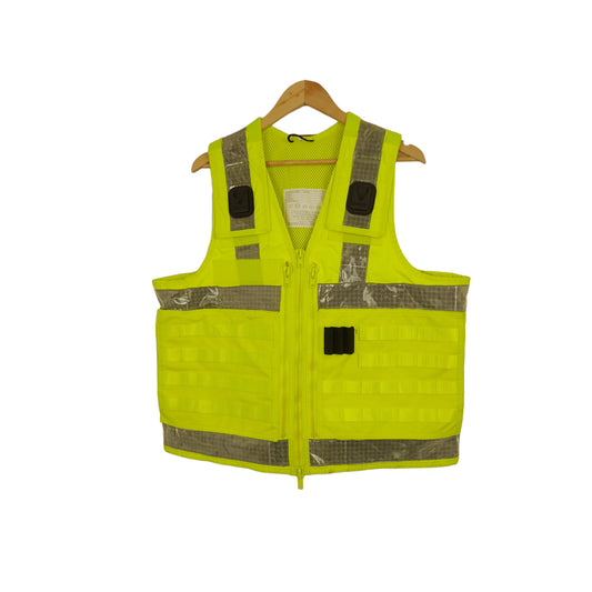 Arktis Molle Tactical Utility Vest Hi Vis Hi Viz Ex Police Security Airsoft