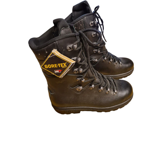 Haix Higher Saftey Goretex PSU Boots Black Leather Size 8 Patrol Security Police