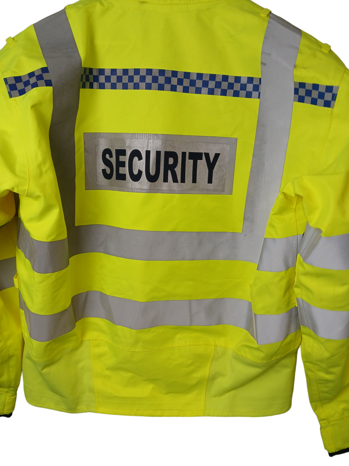 Hi Vis Hi Viz Security Jacket Bomber Blouson Breathable Waterproof Lightweight