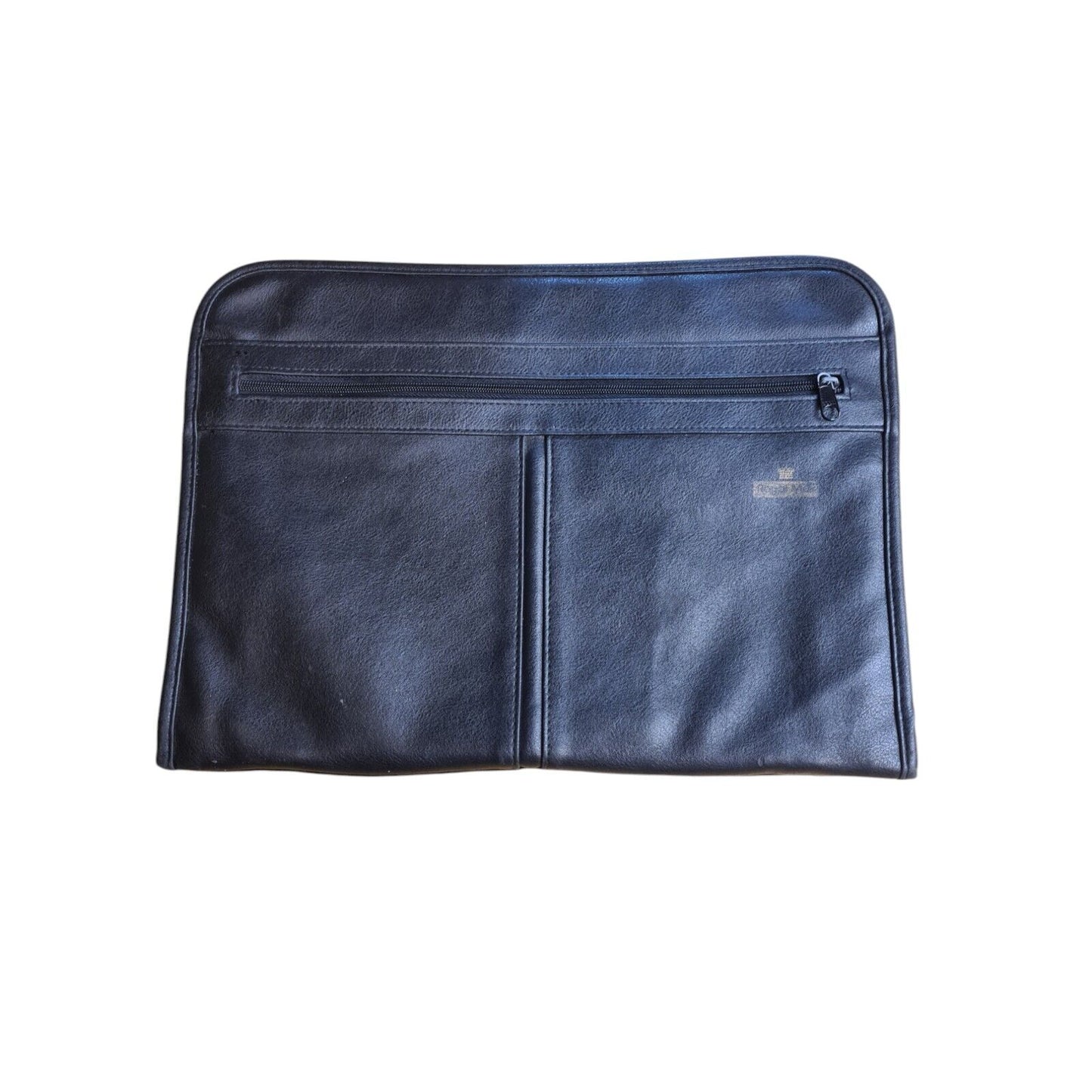 Large Document Holder Portfolio Black Leather Look Carrier Document 39 x 29 cm