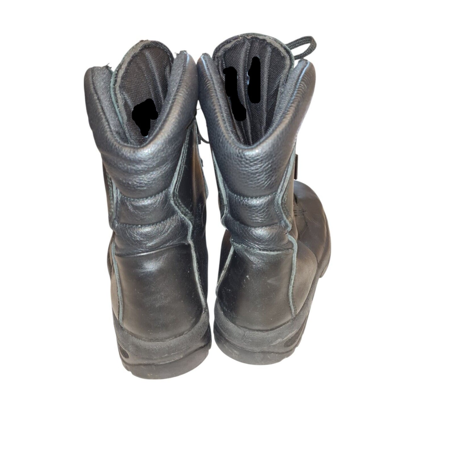 YDS Patrol Boots High Leg Steel Toe Black Leather Security Police Airsoft 10