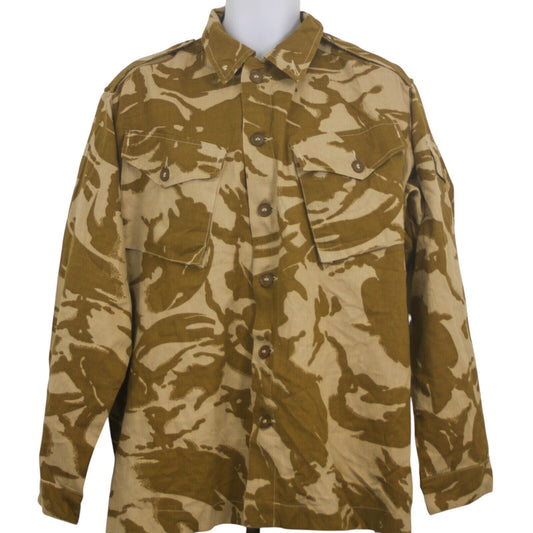 Desert Military Combat Jacket Tropical Desert Camo Shirt Zipped Services Army