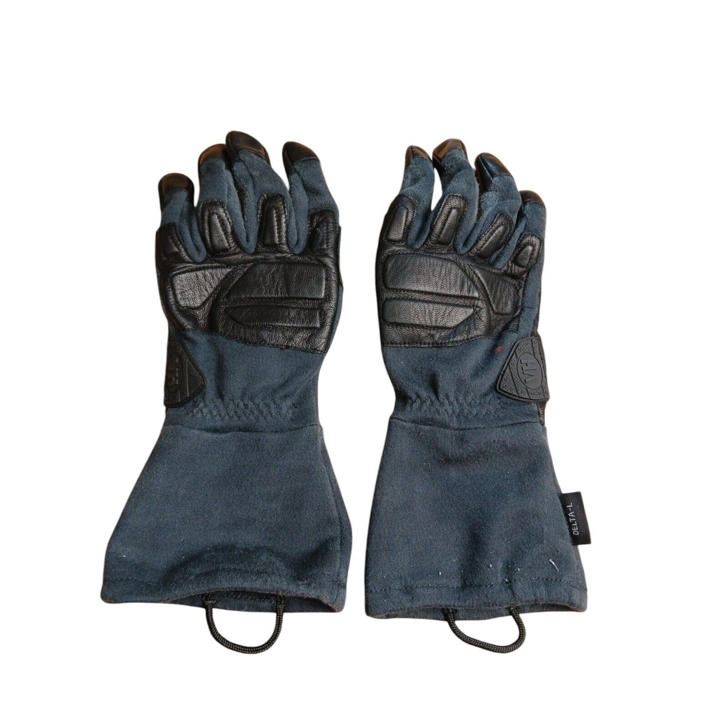 Vega Holster Gloves Delta L Tactical Gauntlet Black Leather With Kevlar Security