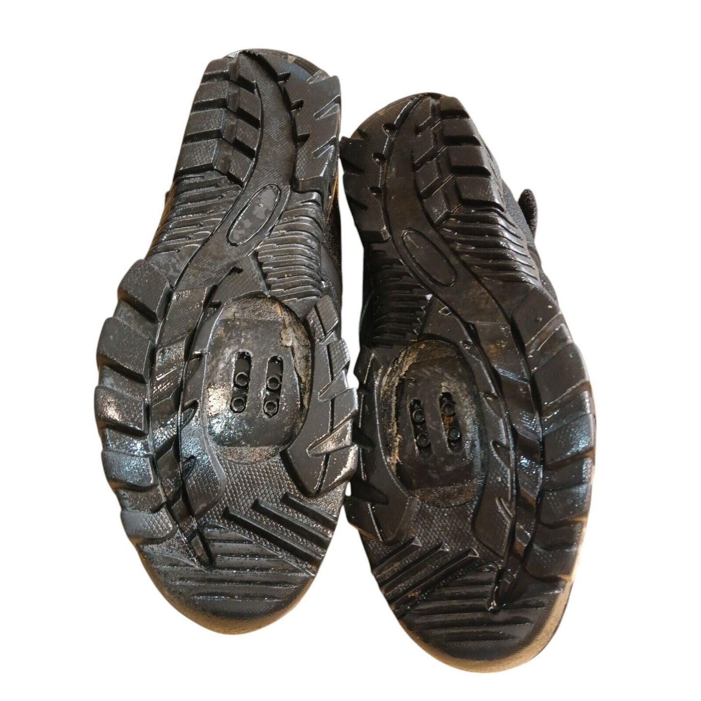 Endura Cycling Shoes Black Grey Size 11 Ex Police Lace Up Bike Bicycle