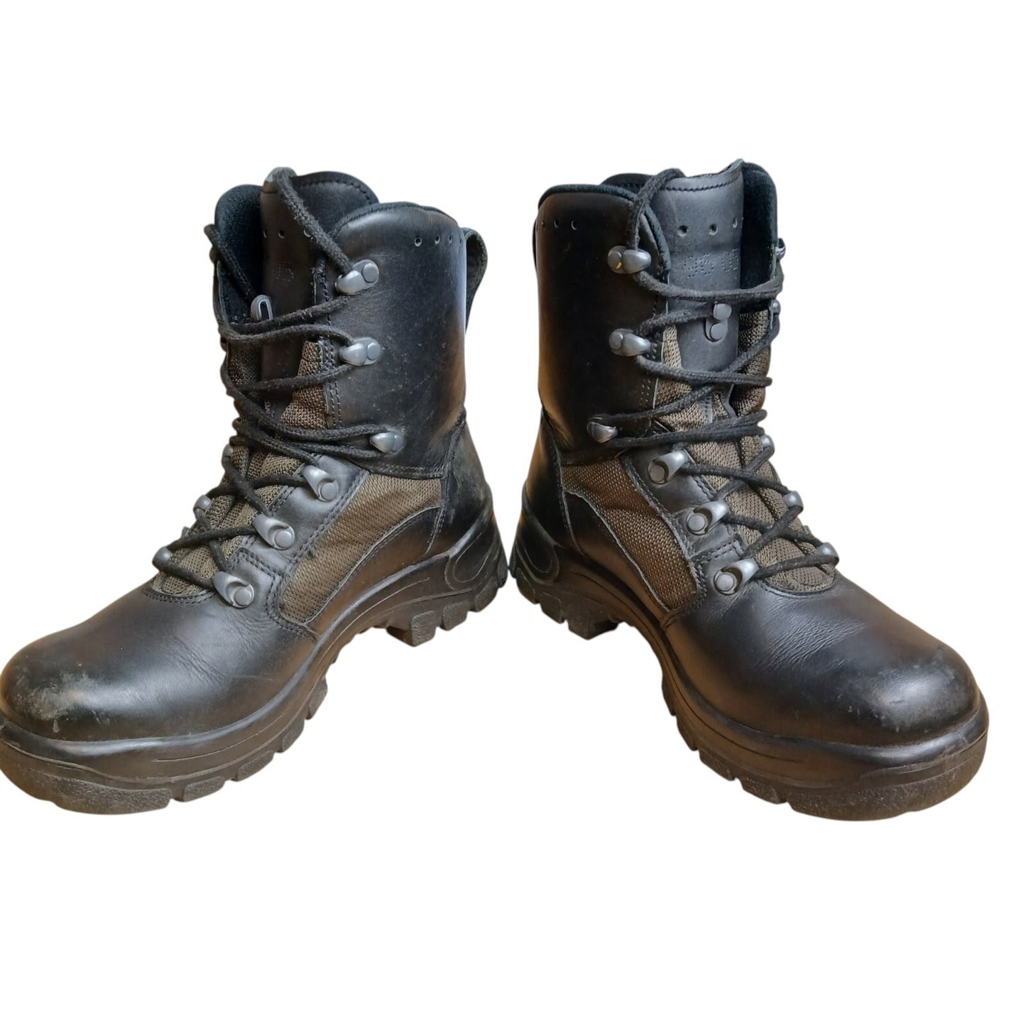 German Jungle Combat Boots Bundeswwehr Military Tactical Hiking Black Leather