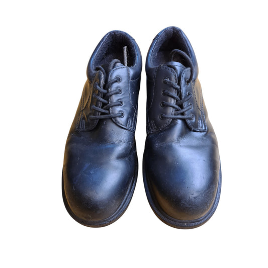 Dr Martin Steel Toe Cap Black Shoes Size 8 Slip Resistant Sole Safety Security