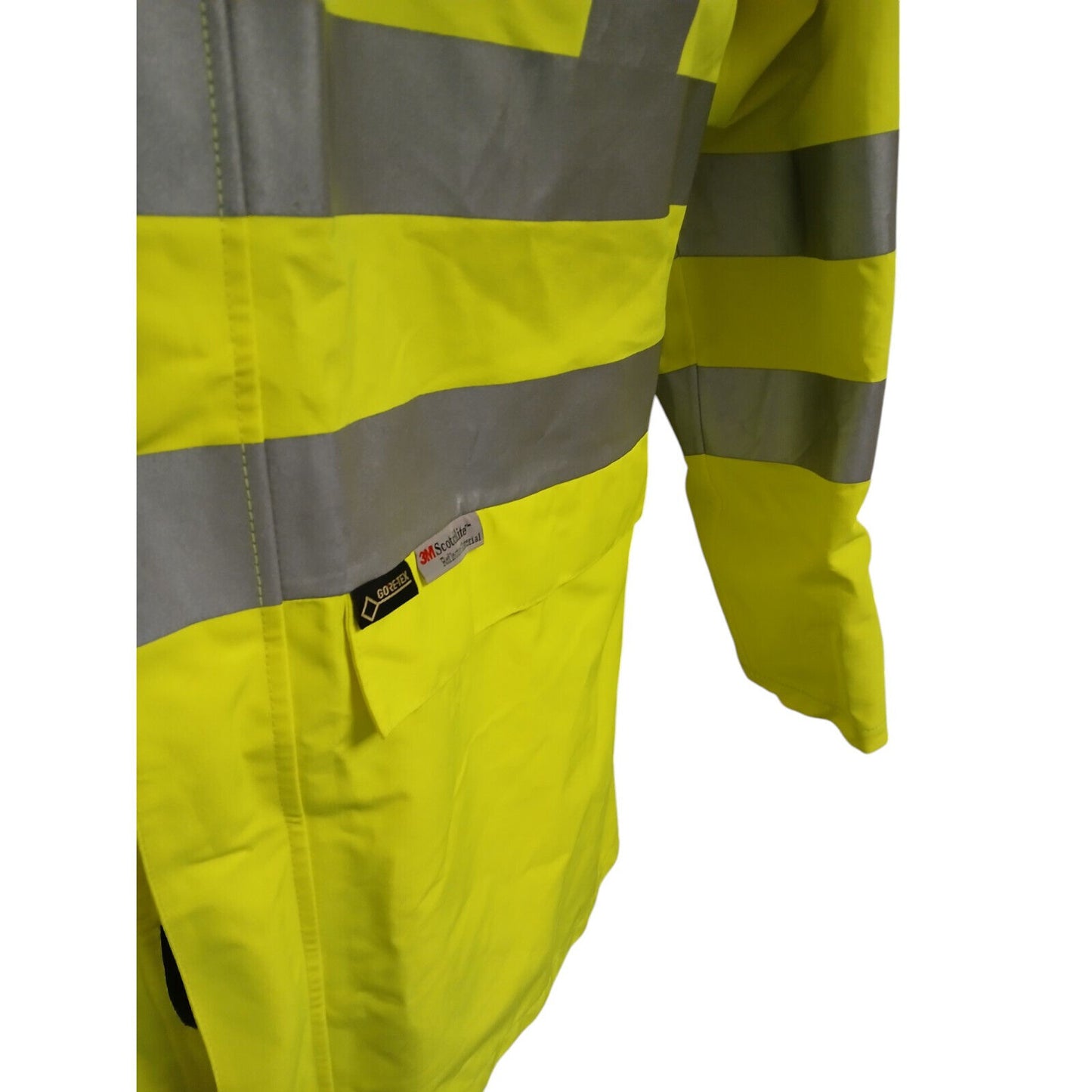 Arco Goretex Jacket Hi Viz Hi Vis Foul Weather Waterproof Highways Security Coat