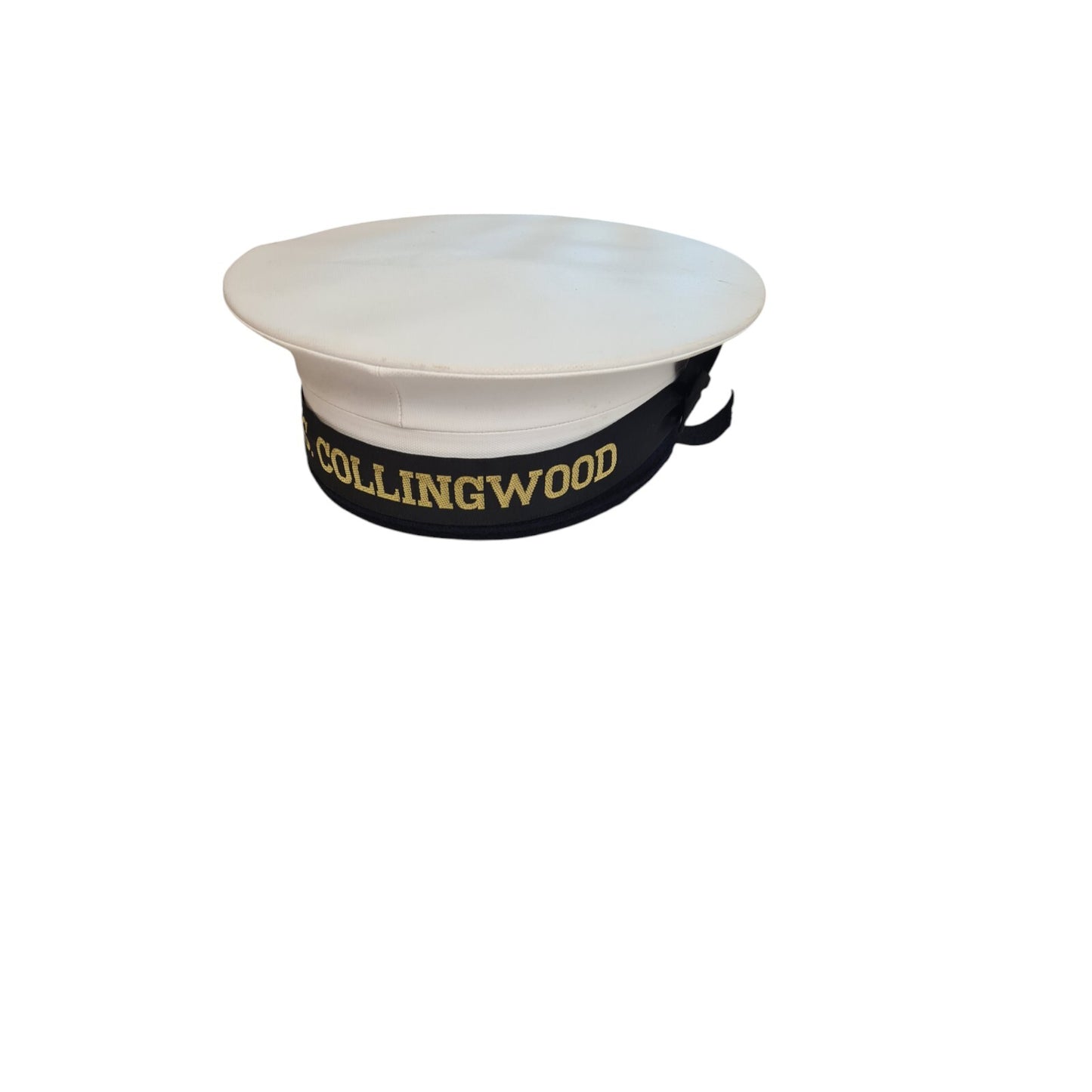 Royal Navy HMS Collingwood Pork Pie Hat Cake Hat Rating TV Film Memento Interest