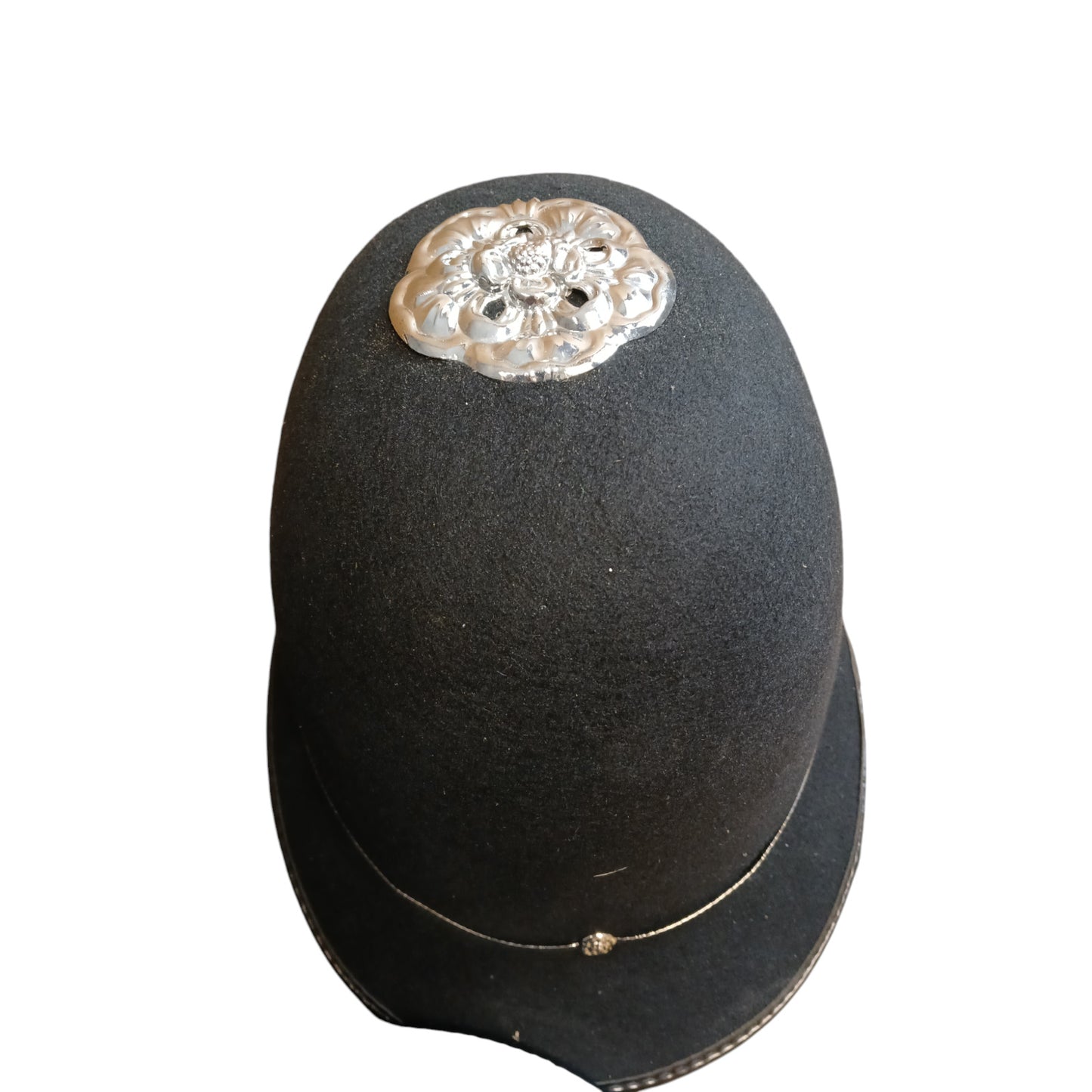 Rose Top Custodian Police Helmet Obsolete Collector Interest Memorabilia Grade B
