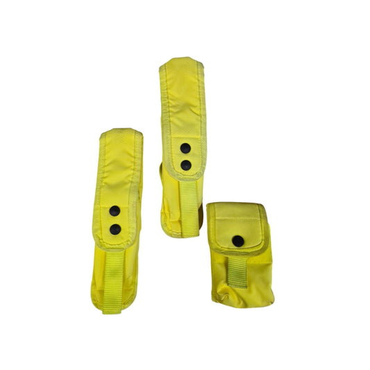 Arktis Molle Hi Vis Hi Viz Yellow Pouches x3 Bundle Ex Police Airsoft Security