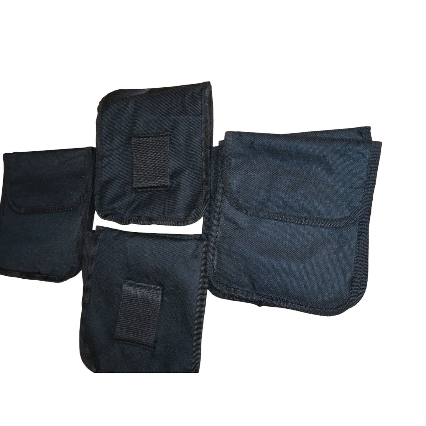 Document Pouches Belt Loop Black x10 Ex Police Duty Fixing Security Airsoft