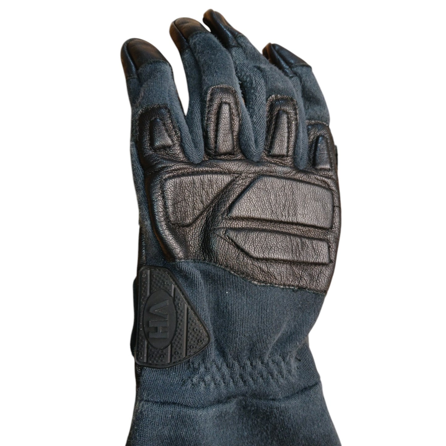 Vega Holster Gloves Delta L Tactical Gauntlet Black Leather With Kevlar Security