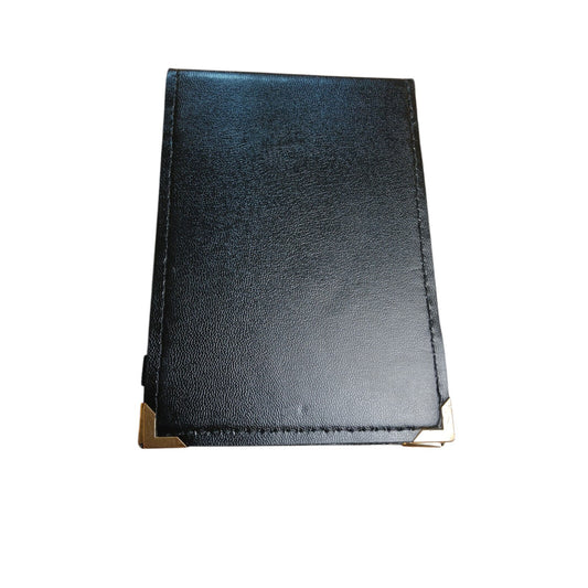 Leather Pocket Notebook Cover Police Security Emergency Servies Document holder