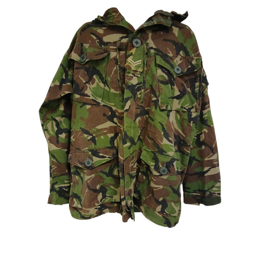 DPM Combat Smock DP Woodland Windproof Wired Hood Coat Jacket Hooded Fishing