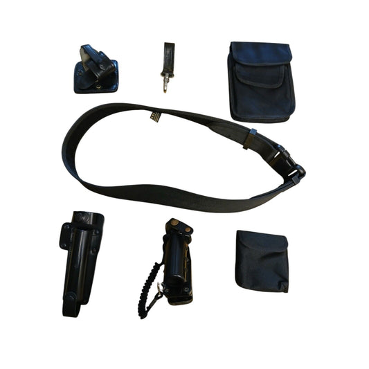 Protec Police Duty Belt With 6 Pouches Attachments Large Security Webbing (K)