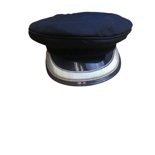 Chief Superintendant Peaked Cap Silver Braid Peak Vintage54 Wool Top Film TV