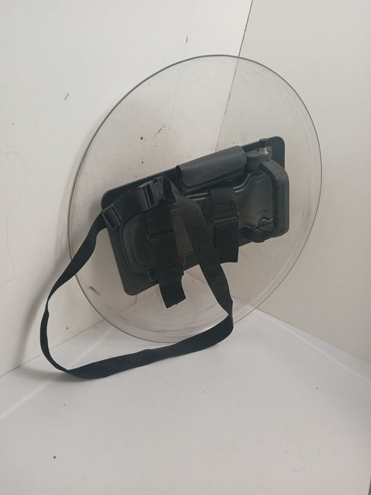 Riot Shield Round Circular Anti-Riot Protection Tactical Clear 60cm Strap Police
