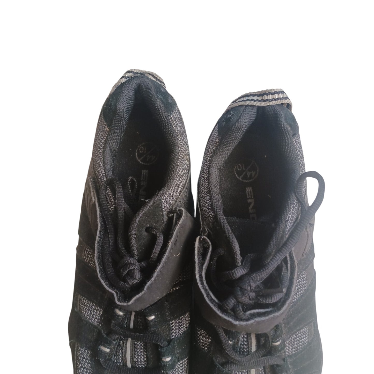 Endura Cycling Shoes Black/Grey Size 10 Lace Up Mountain Bike Hybrid Patrol Bike