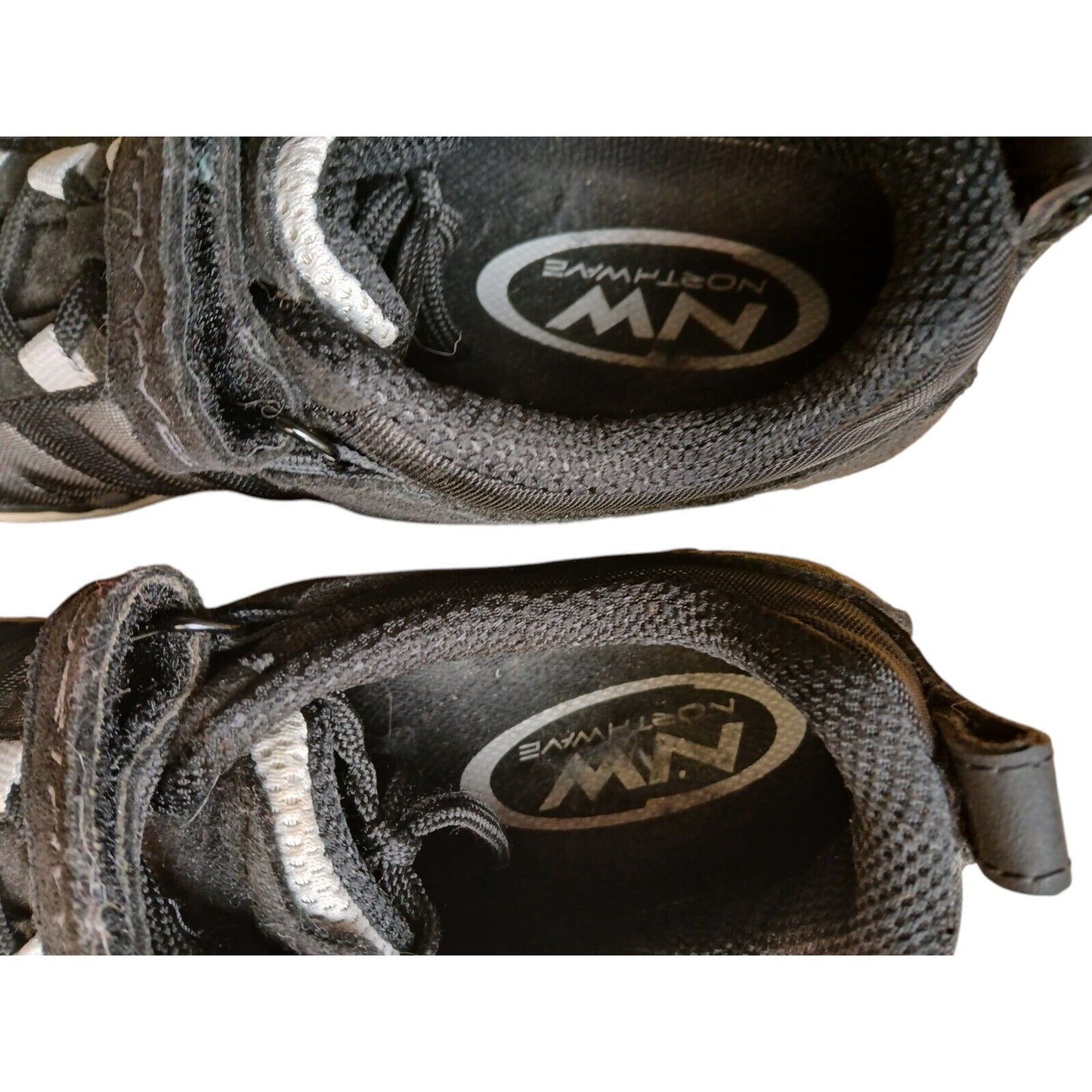 Northwave Cycling Shoes Walk N Hike Vibram 6.5 Black Grey With Cleats Police