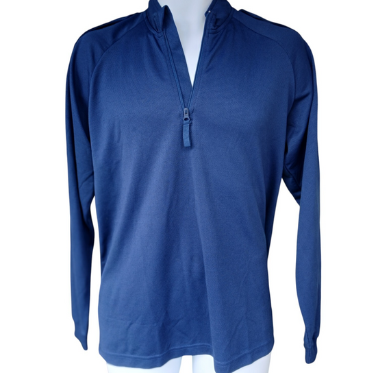 Self Wicking Police Shirt Long Sleeved Sleeve T-Shirt Blue Breathable Top Sports