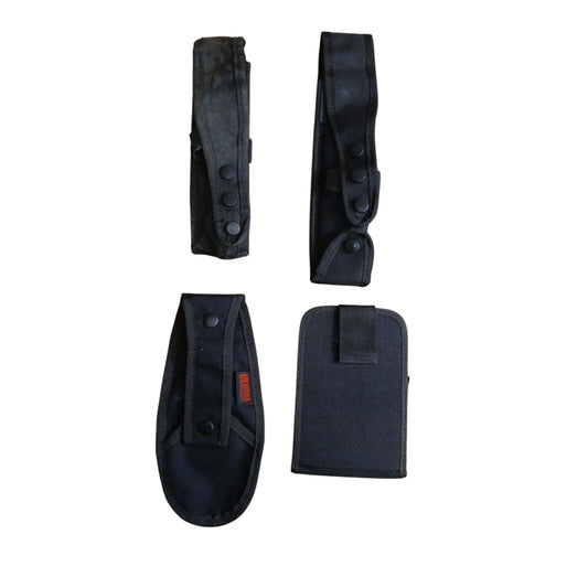 Niton Klickfast Pouches x4 Tactical Handcuff Baton Ex Police Airsoft Security
