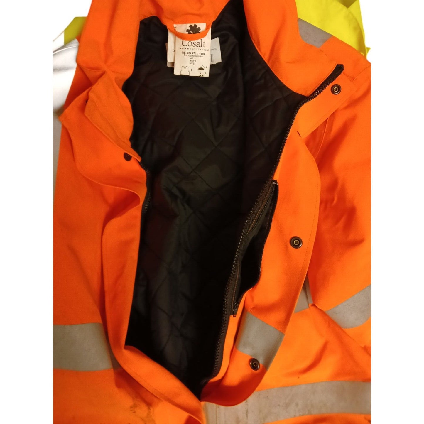 Cosalt Goretex Coverall Hi Vis Hi Viz Orange Waterproof Railway