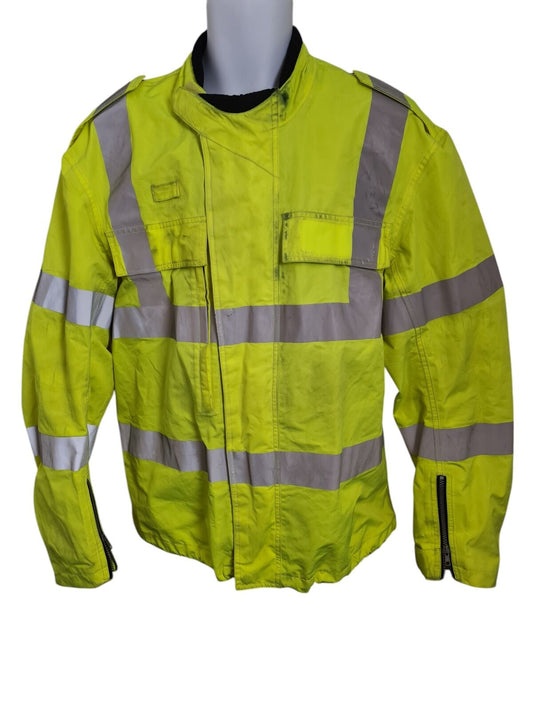Halvarssons Waterproof Jacket Coat Hi Vis Hi Viz Yellow Winter Motorcycle