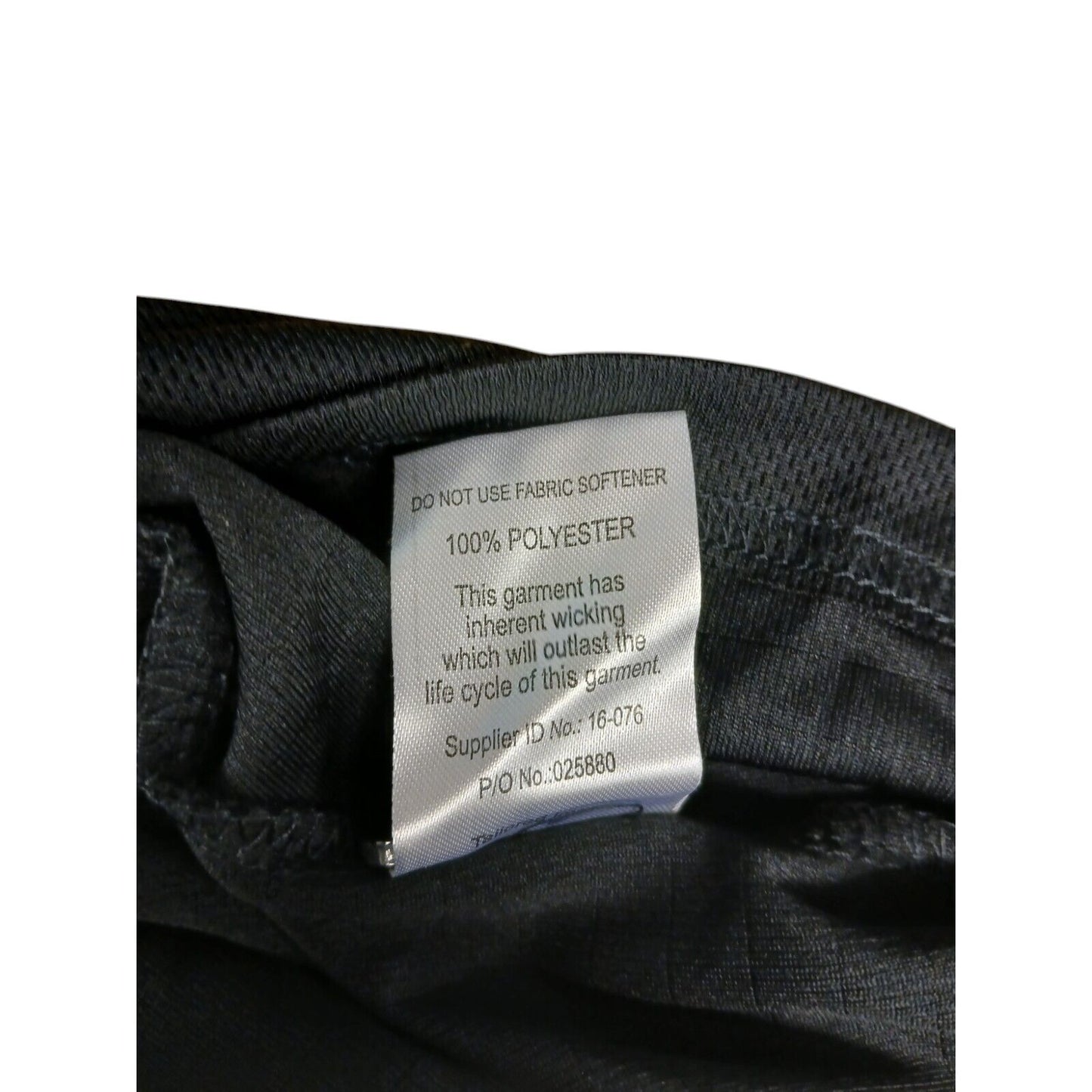 Self Wicking Police Shirt Short Sleeve Black Breathable T-Shirt Security Duty