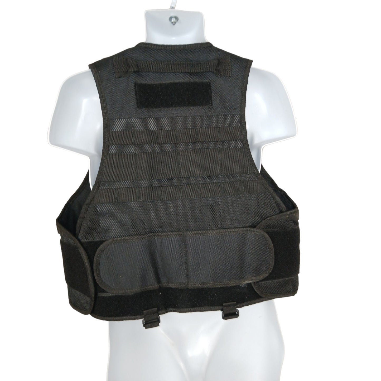 Protec Molle Tactical Vest Black 2x Klickfast Docks Size S Ex Police Security