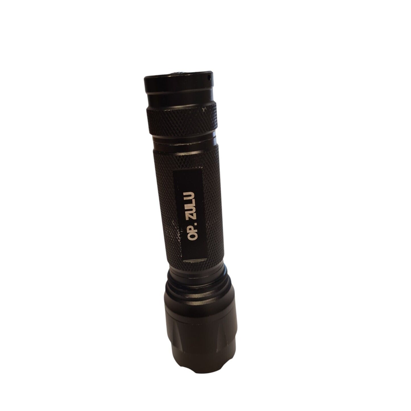 OP.Zulu Tactical Torch Flashlight Black LED Security Camping Pocket Size Bright