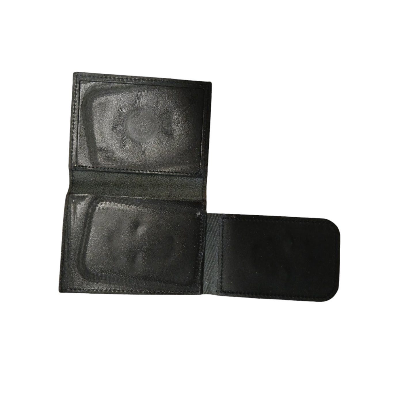 Warrant Card Holder Black Leather De Badged Used Ex Police Security Door Staff