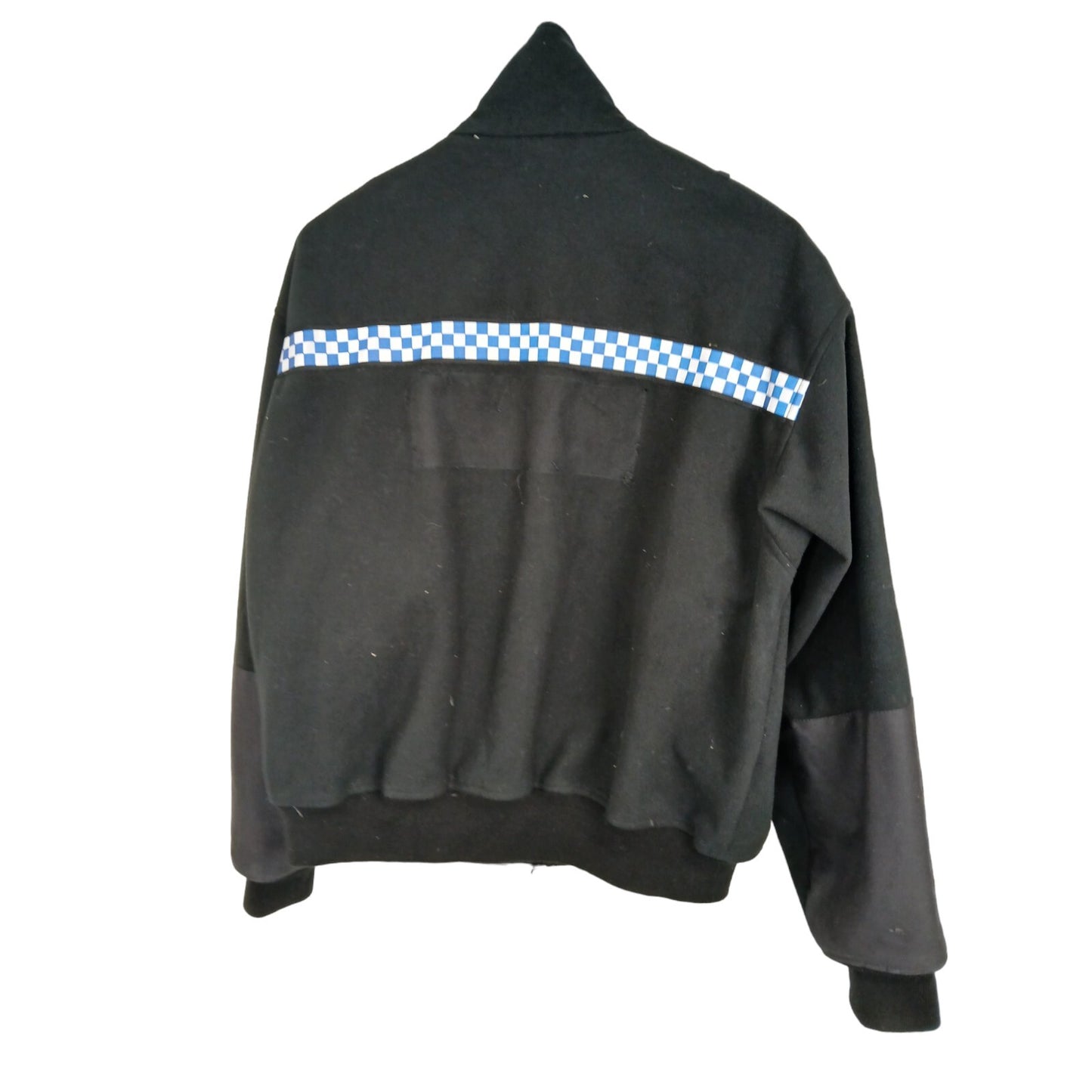 Yaffy Fleece Jacket Windstopper Police Reflective Strip Warm Klickfast Black
