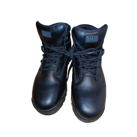 5.11 Tactical Ortholite Low Black Leather Boots Ex Police Security Operator