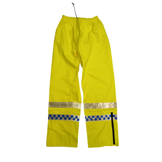 Hi Viz Goretex Trousers Waterproof Over 2.5 Layer Yellow Hi Vis Yaffy Police B