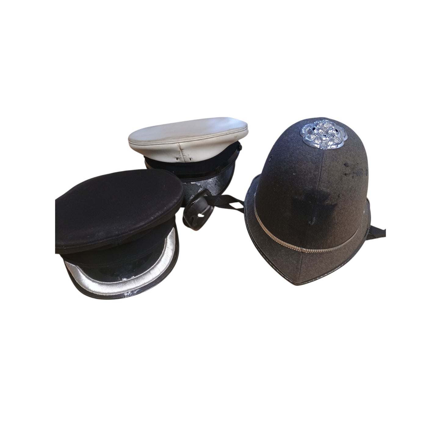 Police Hat Bundle 3 x Superintendent Traffic Rose Top Restorer Film Collector