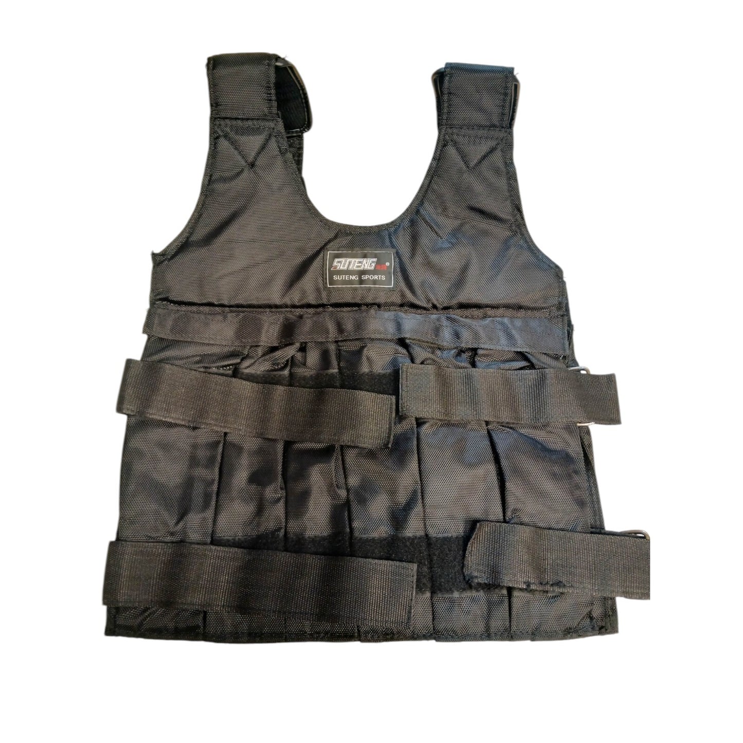 Suteng Sports Weight Vest Training Gym Weighted Cross Fit Running Black