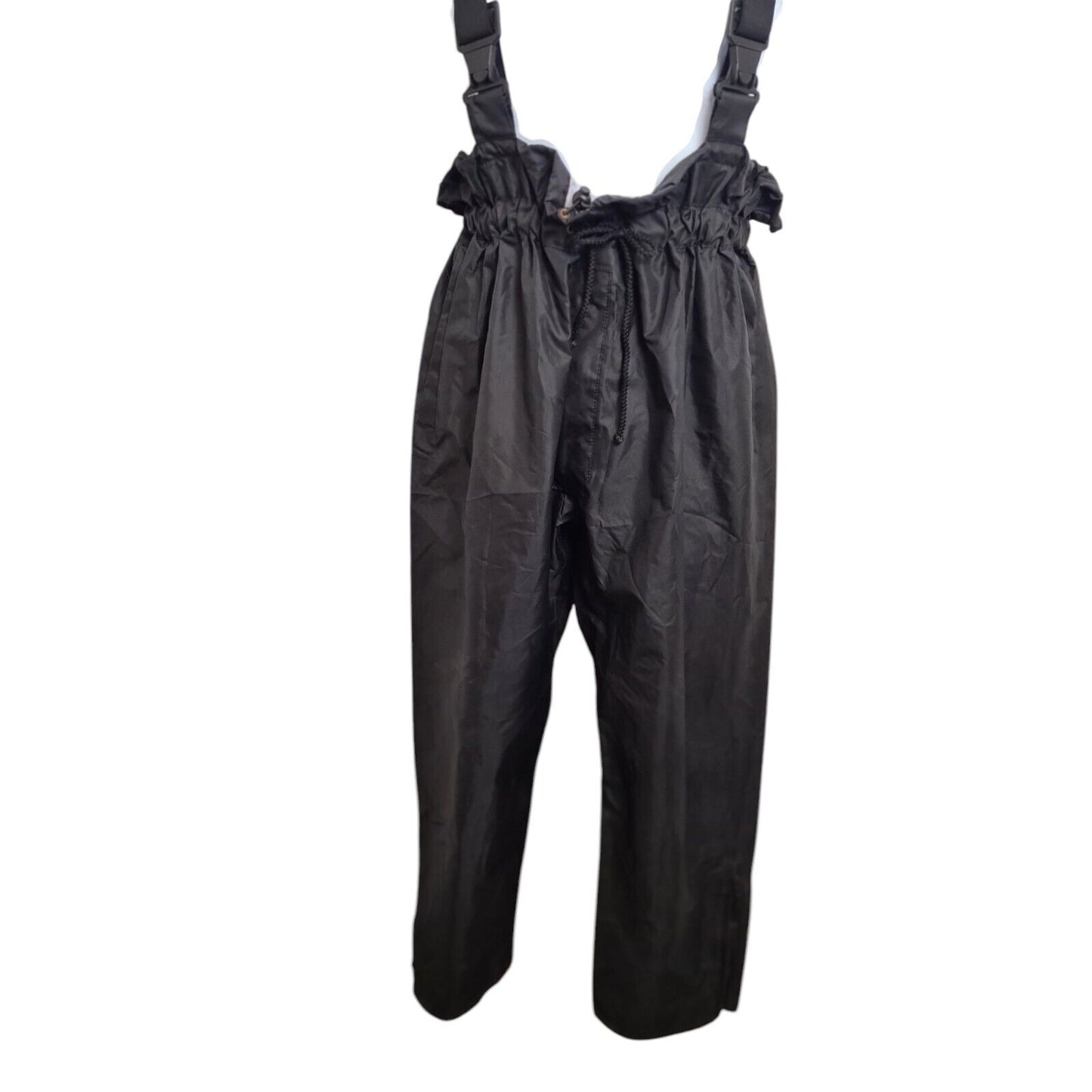 Yaffy Waterproof Overtrousers Bib and Braces Black Trousers Workwear Salopettes
