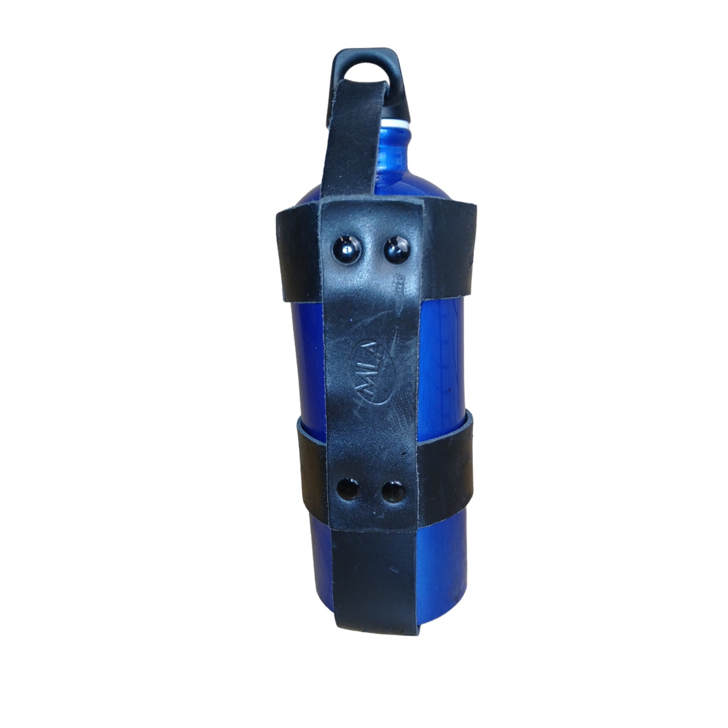 MLA Deenside Water Bottle Holder Leather Belt Black Ex Police Hiking Camping Sml