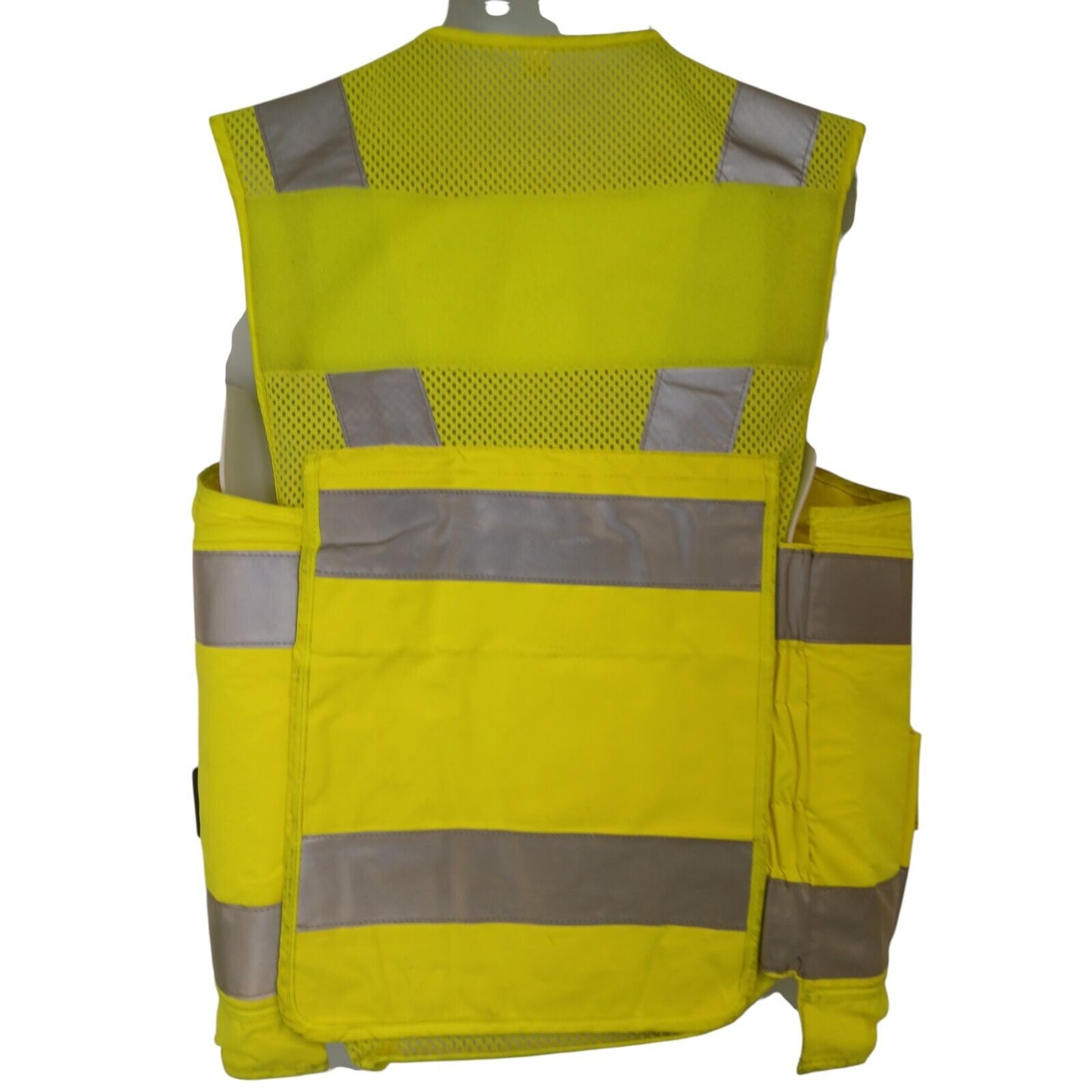 Tactical Vest Hi Viz Integrated Pouches Klickfast Hi Vis Yellow Police Size XS