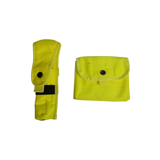 Mehler Vario System Molle Pouches X2 Pouch Hi Viz Vis Yellow Ex Police Security